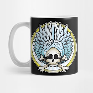 Angel Skull n Crossbones Mug